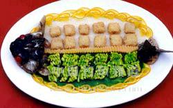 四川省首批标准化定型菜品-连理双味鱼