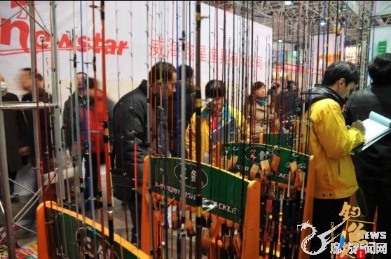 碧海廊坊2012春季钓具展销订货会现场图片