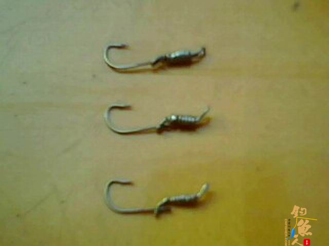 晒晒我的钓鲫朝天钩制做 朝天钩DIY 图