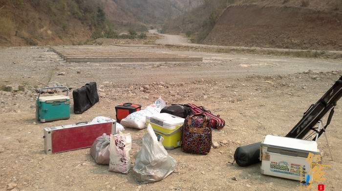 野钓弥勒江边（南盘江）。。哎日气