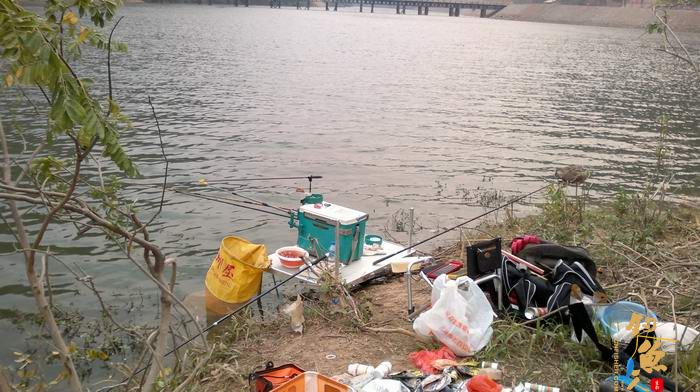 野钓弥勒江边（南盘江）。。哎日气