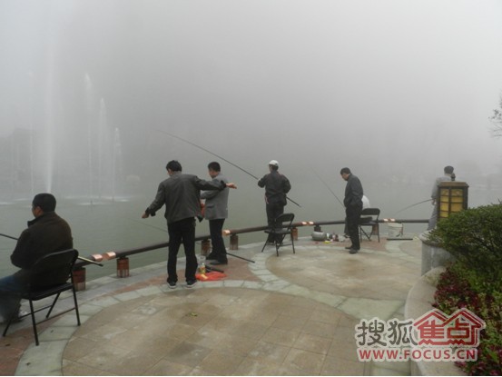 浓雾挡不住,恒大绿洲钓鱼节火热上演