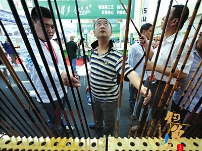 2012中国银川休闲渔具展在宁夏银川国际会展中心开幕 图