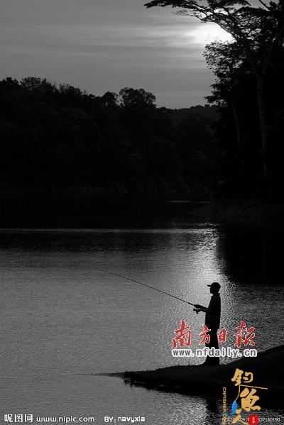 人物：老吴 恋上钓鱼二十年