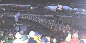 法国的一次夜间定向赛