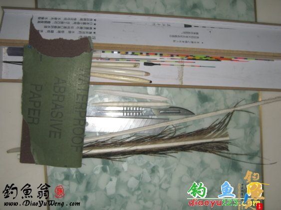 孔雀羽浮漂的制作-[钓鱼人 自制浮漂]