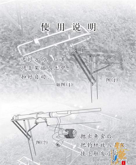 自制海竿起竿架及如何使用 使用说明