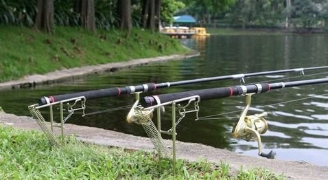 自制海竿起竿架及如何使用 实战效果图