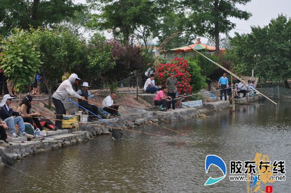 莱山区曲家庄社区举办第一届钓鱼比赛 tu 