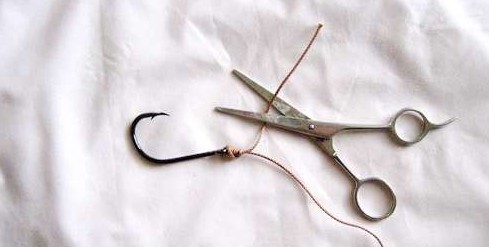 海钓入门教程第四章：海钓线结，绑鱼钩篇 图6 大功告成