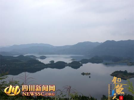四川 南充 升中湖 远眺 美景