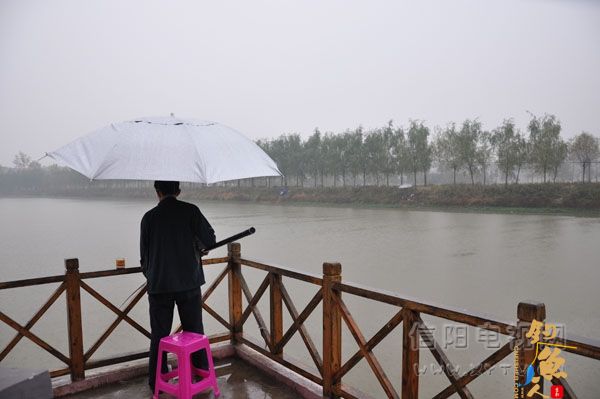 信阳市环卫处组织钓鱼比赛 图