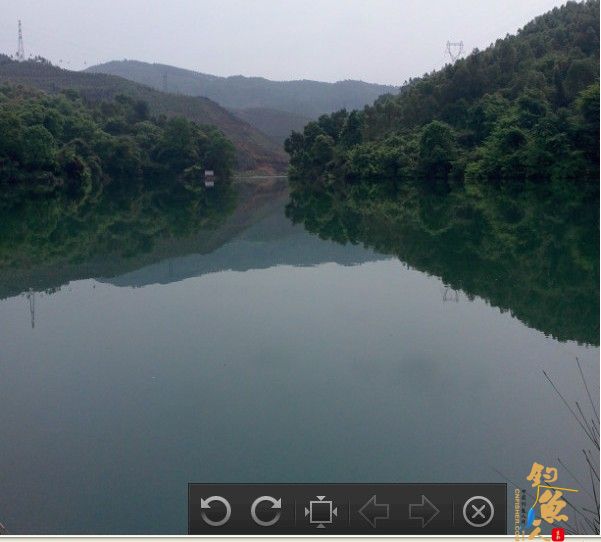 天然免费水库有大物-韶关市曲江县小坑水库