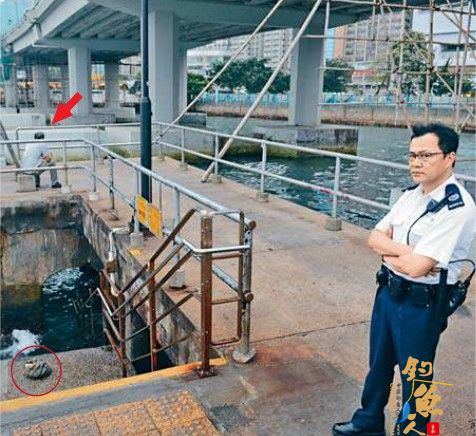 香港一钓鱼人，钓鱼钓到婴儿腐尸 报纸包裹赤裸无脐带 图