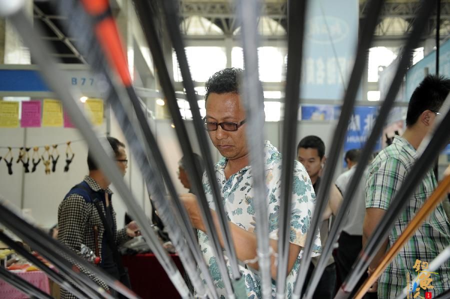 为期4天的第三届银川渔具展在宁夏银川市国际会展中心开展