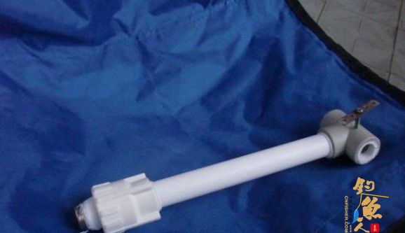 自制简易钓椅炮台支架拉饵盘支架 8P