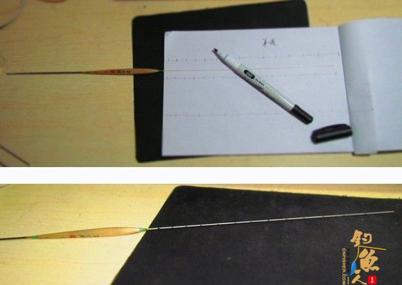 钓鱼人自己手工刷浮漂尾漆过程详解 7P