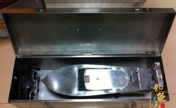 自制DIY超牛遥控打窝船 高手在民间 工科男伤不起啊