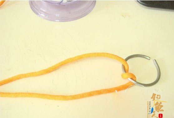 主线子线八字环的连接方法 图文解说