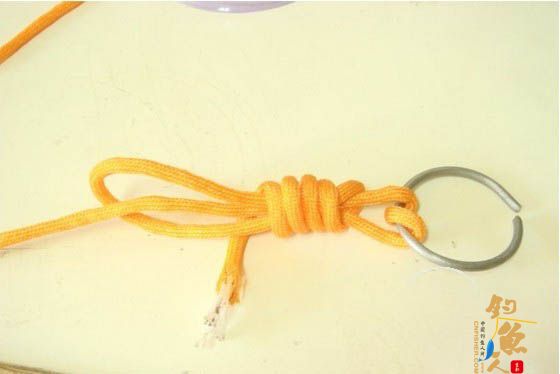 主线子线八字环的连接方法 图文解说