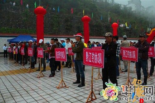 中国重庆（彭水）第四届江河钓鱼大赛今日彭水开竿