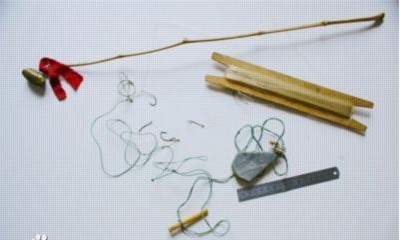 抛砣钓法详解---不用鱼竿只用线钩技巧