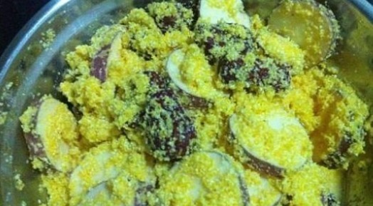 自制纯天然红薯玉米枣香黑坑钓鲤鱼饵料配方