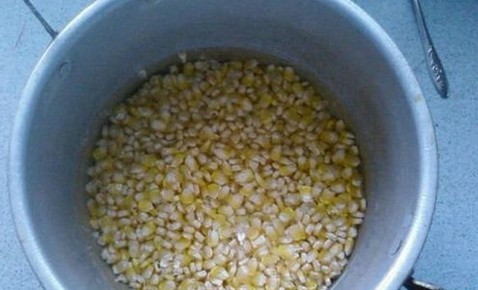 麝香中药玉米粒的制作方法