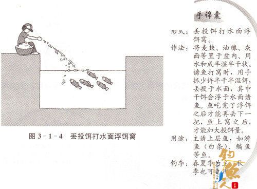 钓鱼科学用饵（一）钓鱼打窝的基本操作方法图解-