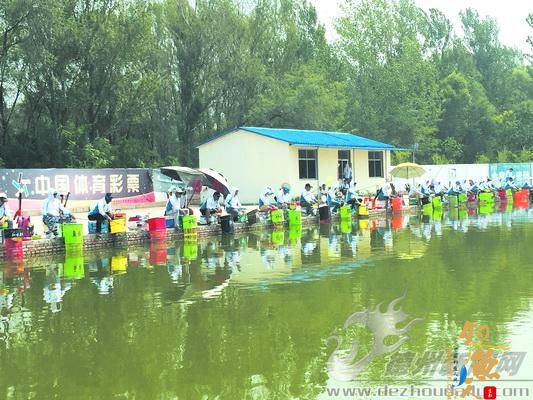 中国好钓手钓鱼大奖赛举行 山东德州3名选手闯入前十 图