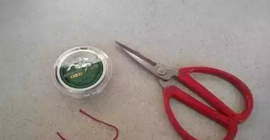 备好材料最主要的是杆稍绳！