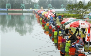 深圳市第十七届全民健身钓鱼比赛在深圳龙岗双龙生态庄园钓鱼中心举行