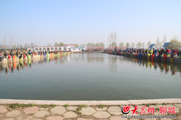 山东聊城举办第七届钓鱼比赛 两百余钓友享垂钓之乐