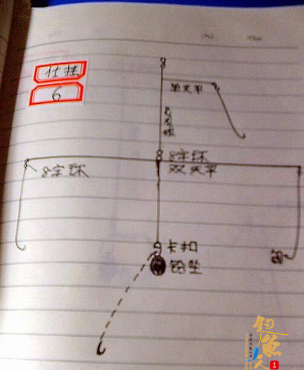 北方近海船钓的常用仕挂钓组-课堂笔记图