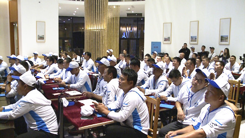 第一届惠临渔乐钓鱼培训学校举行开班仪式