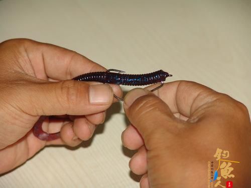 面条虫和曲柄钩的组装方法【图文详解】