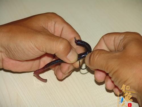 面条虫和曲柄钩的组装方法【图文详解】