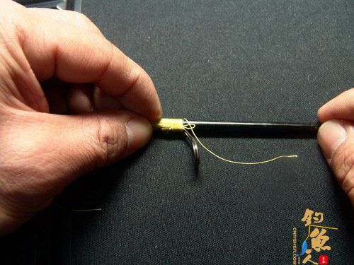 DIY手工绑路亚竿导环的详细过程【图解】