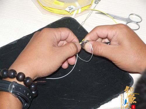 飞蝇备用线和主线的连接方法[图解]