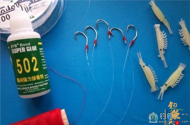 海竿串钩路亚鳜鱼和翘嘴鱼(附假虾制作方法)