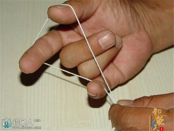 图说路亚钓前导线GT结的绑法