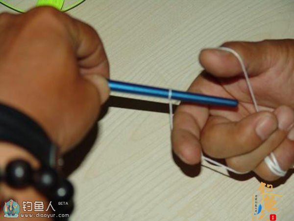 图说路亚钓前导线GT结的绑法