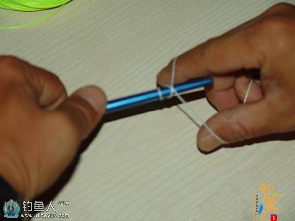 图说路亚钓前导线GT结的绑法
