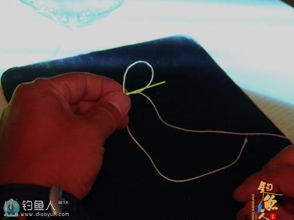 图说路亚钓前导线GT结的绑法