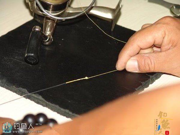 图说路亚钓前导线GT结的绑法