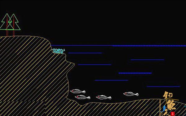 VIB(铁板VIB),针对陡崖标点,水深10米以上