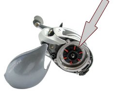 离心力刹车的内部调节开关