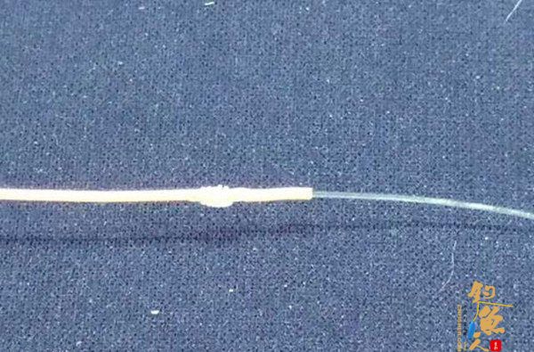 图解:飞蝇钓的主线与前导线连接法