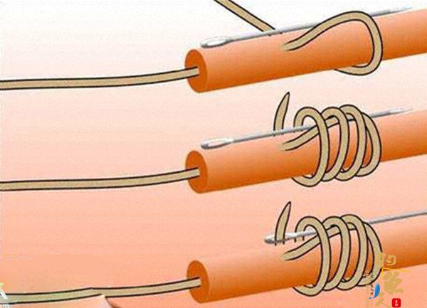 图解:飞蝇钓的主线与前导线连接法
