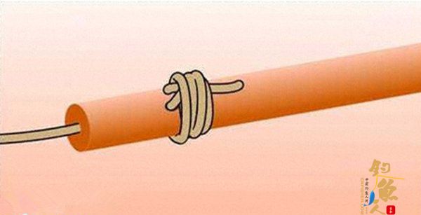 图解:飞蝇钓的主线与前导线连接法